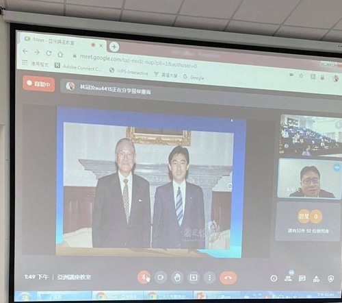 日本產經新聞台北支局矢板明夫支局長來帶精彩演說圖片