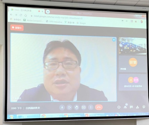 日本產經新聞台北支局矢板明夫支局長來帶精彩演說圖片