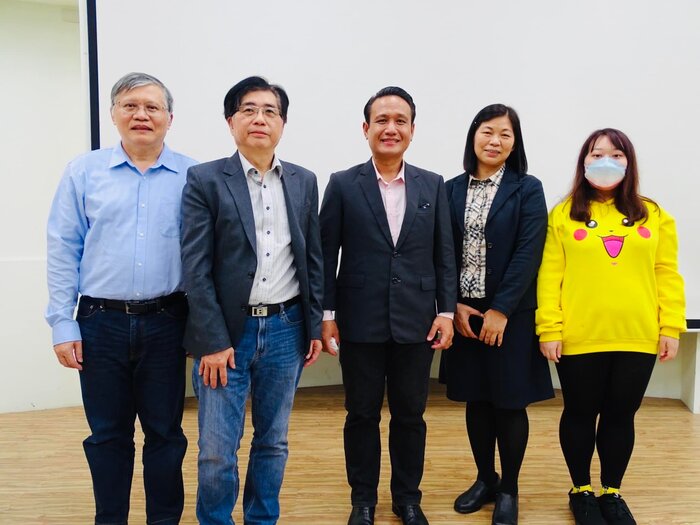 邀請到菲律賓腳妹校聖卡洛斯大學 Matero 教授蒞臨演講。圖片