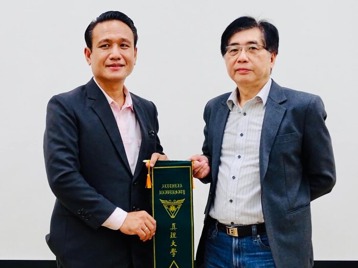 邀請到菲律賓腳妹校聖卡洛斯大學 Matero 教授蒞臨演講。圖片