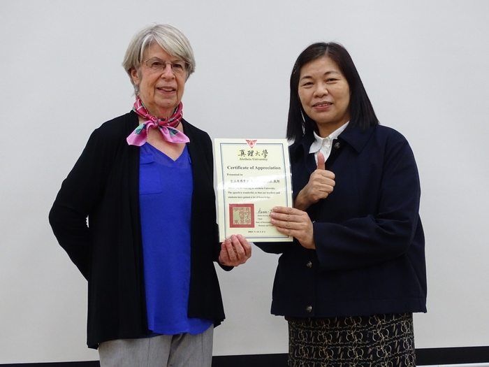 歡迎美國學校Karen Pearson老師再度來演講圖片